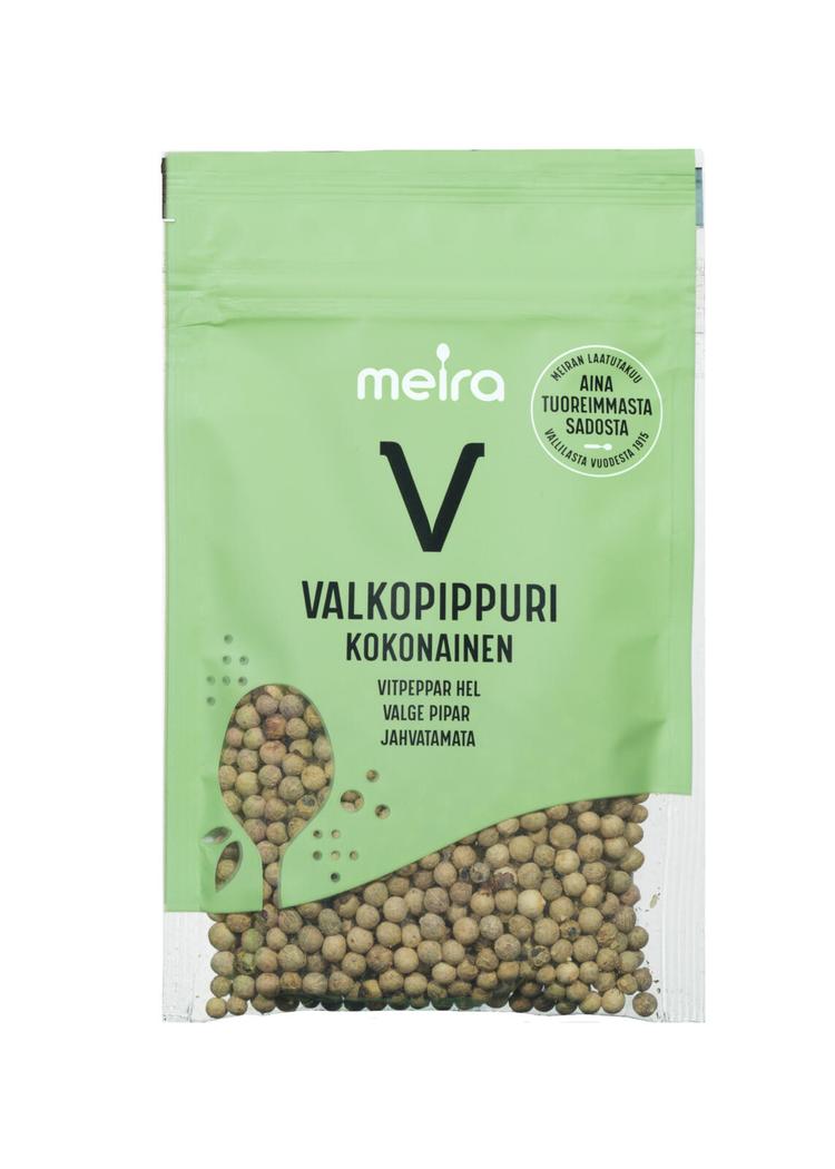 Meira Valkopippuri kokonainen 34g