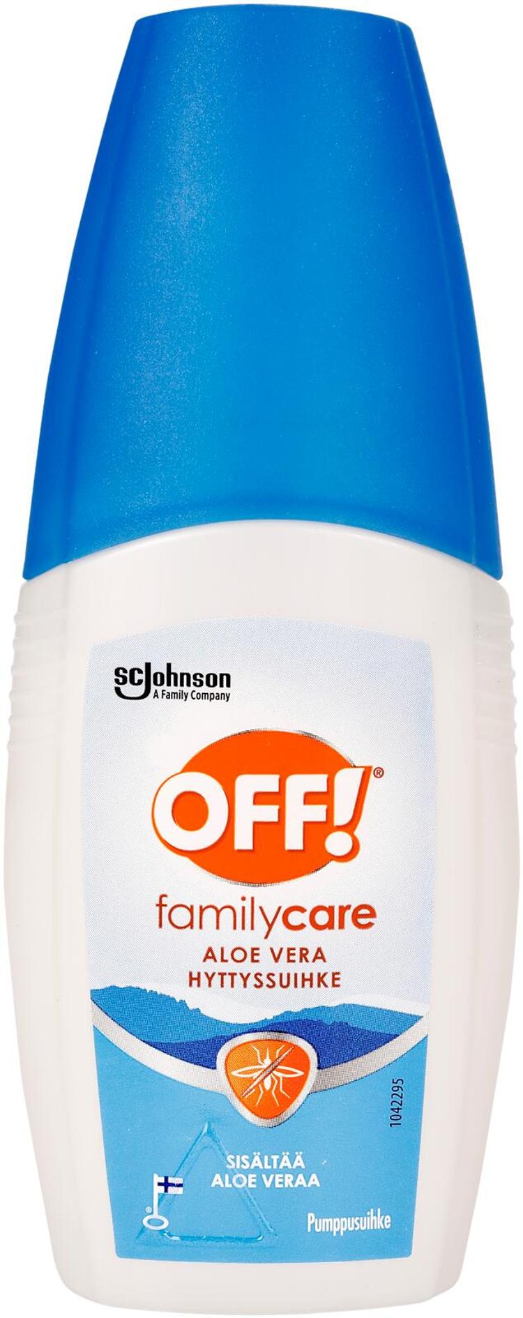 OFF! Family Care Aloe Vera Hyttyssuihke hyönteiskarkote 100ml