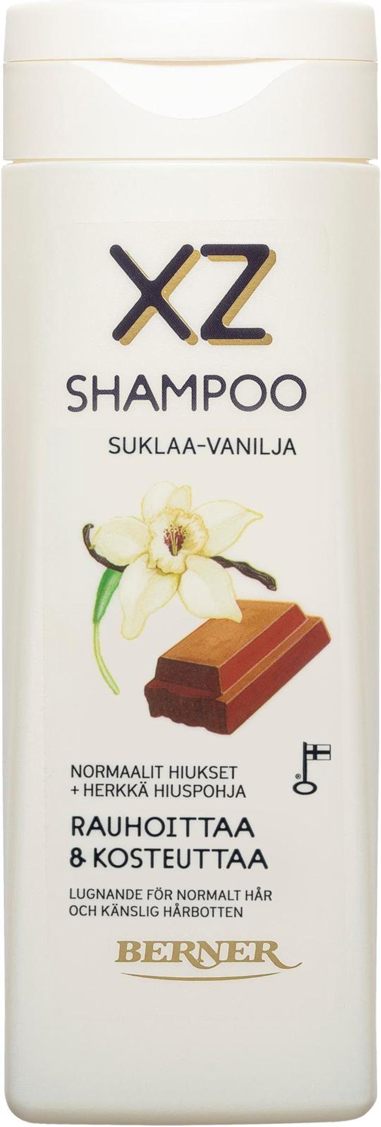 XZ 250ml Suklaa-Vanilja shampoo rauhoittava