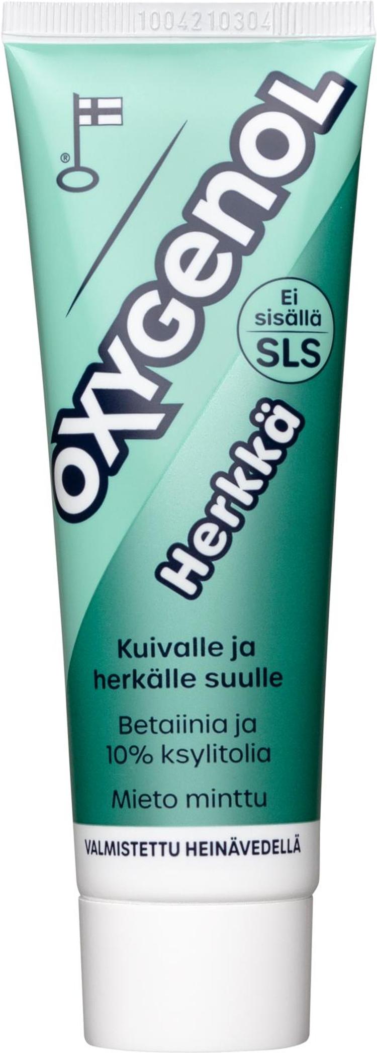 Oxygenol 75ml Herkkä hammastahna