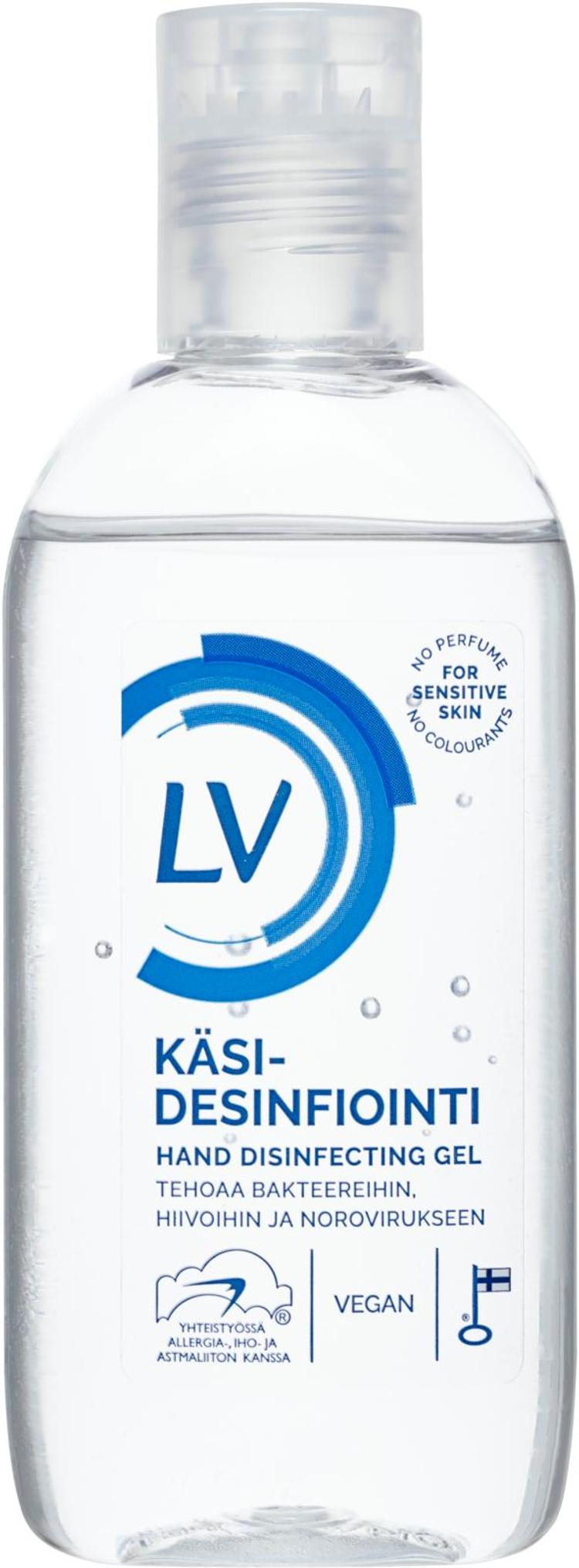 LV 100ml Käsidesinfiointi geeli EN 14476 Noro