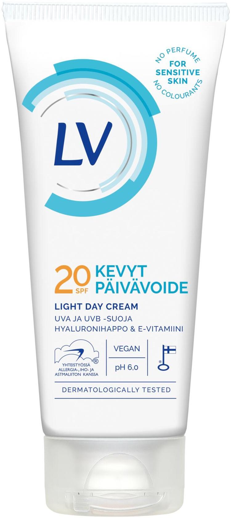 LV 60ml kevyt päivävoide spf20