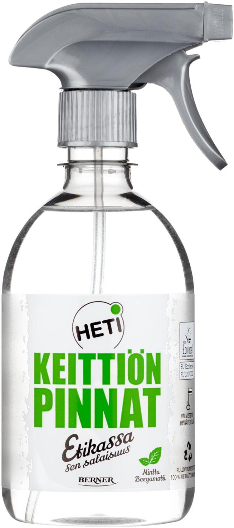 HETI 500ml keittiönpinnat bergamotti-minttu