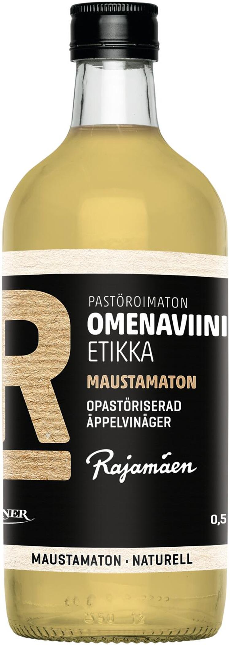 Rajamäen 0,5l Pastöroimaton omenaviinietikka