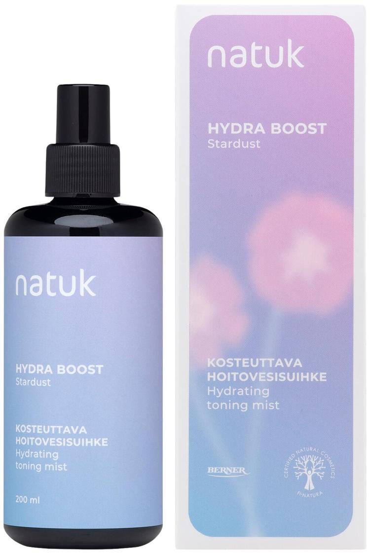 Natuk Hydra Boost 200ml Kosteuttava hoitovesisuihke