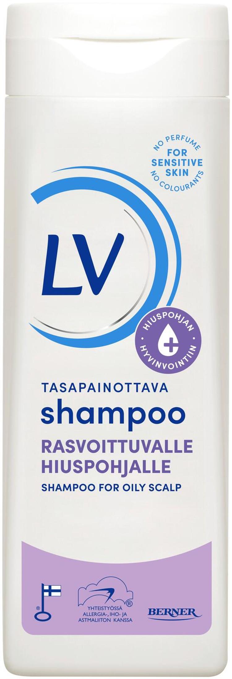 LV 250ml shampoo rasvoittuvalle hiuspohjalle