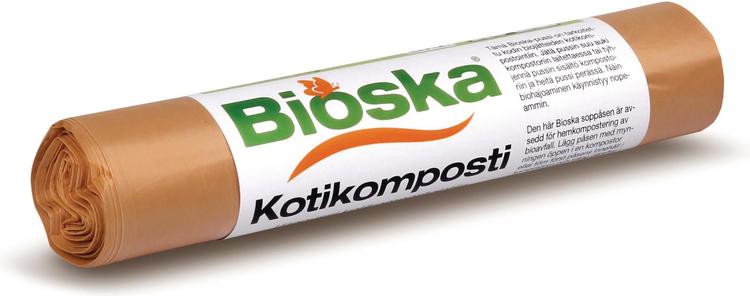 Bioska 20L kotikompostipussi, ruskea