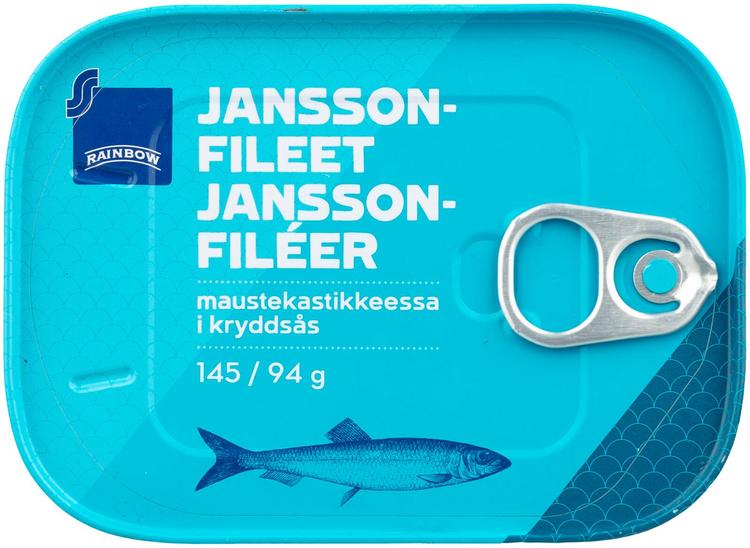 Rainbow janssonfileet 145/94 g