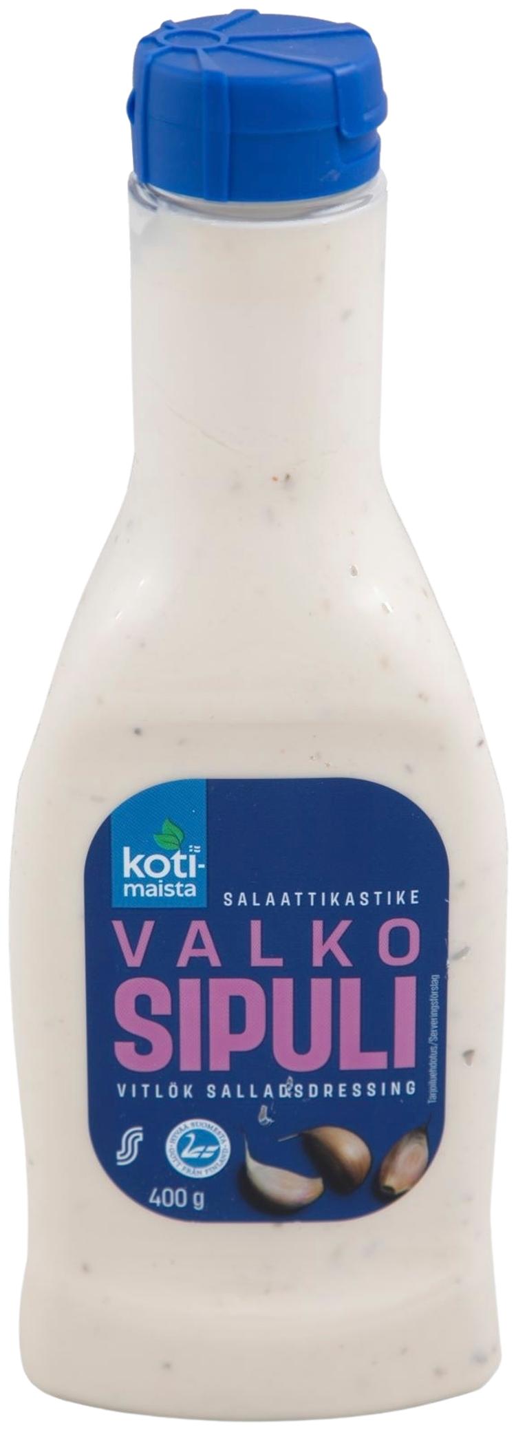 Kotimaista valkosipulinen salaattikastike 400 g