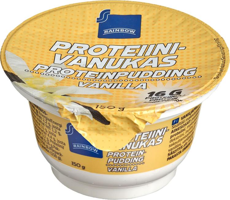 Rainbow 150g vanilla proteiinivanukas