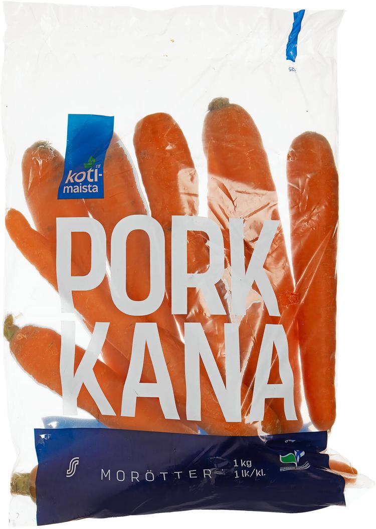 Kotimaista 1 kg suomalainen porkkana