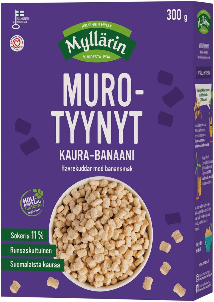 Myllärin Murotyynyt Kaura-Banaani 300g