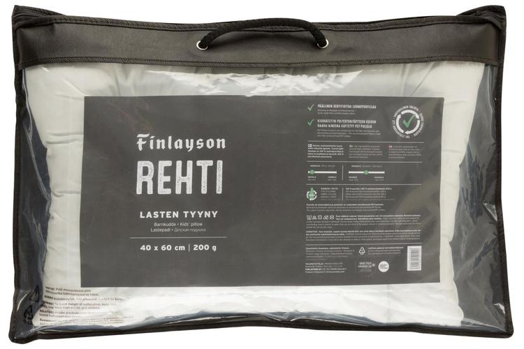 Finlayson lasten tyyny matala u-tikkaus Rehti 40x60