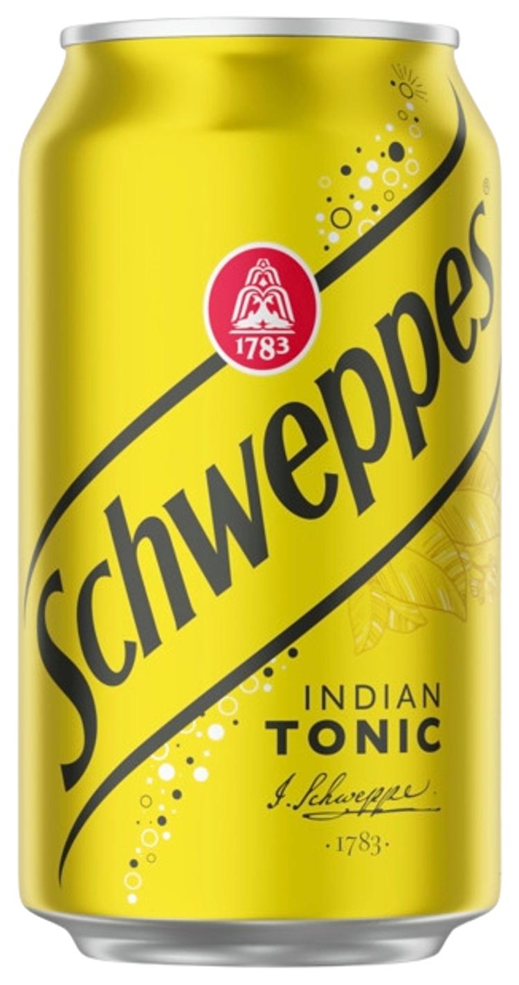 Schweppes Indian Tonic virvoitusjuoma tölkki 0,33 L