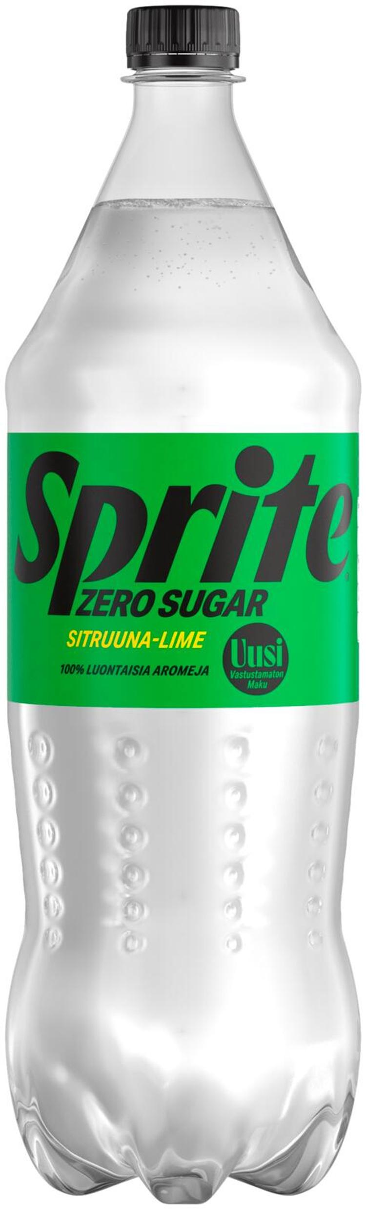 Sprite Zero Sugar Sitruuna-Limetti virvoitusjuoma muovipullo 1,5 L