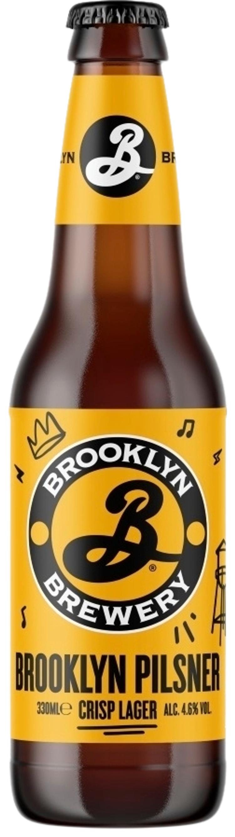 Brooklyn Pilsner Pils olut 4,6 % lasipullo 0,33 L