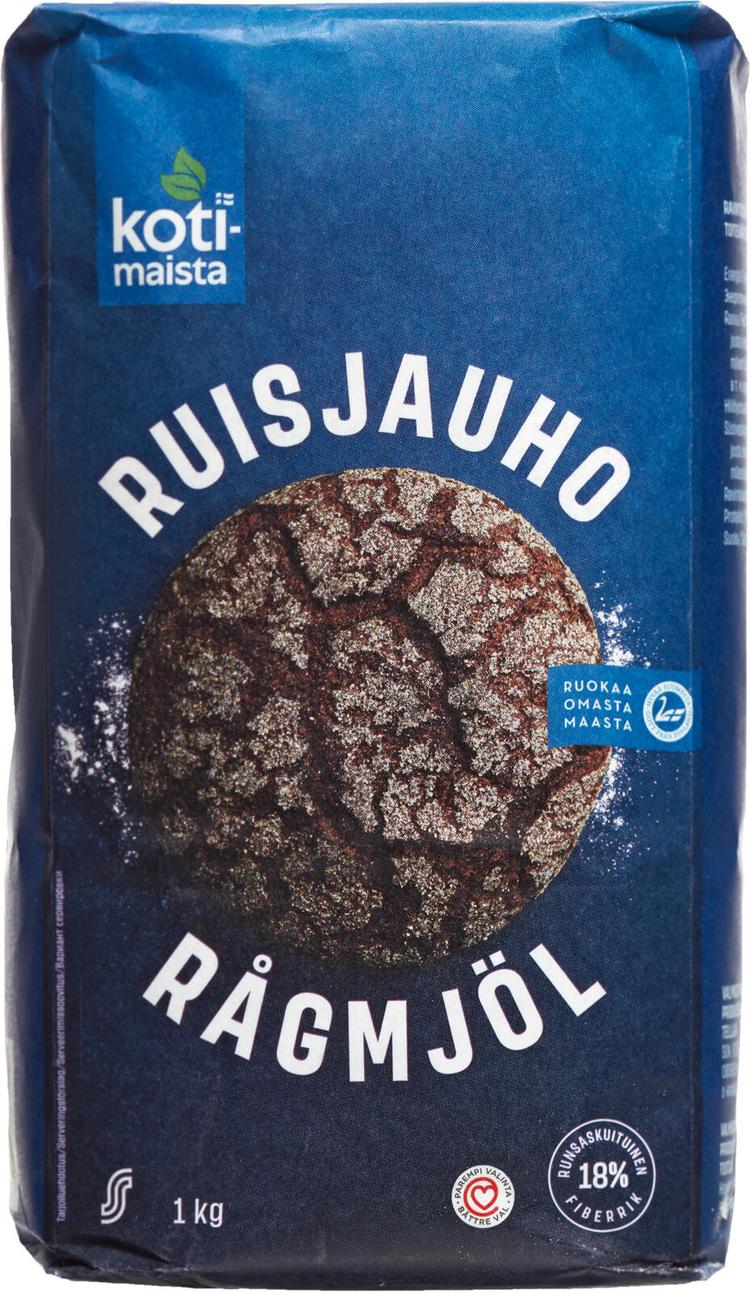 Kotimaista ruisjauho 1 kg