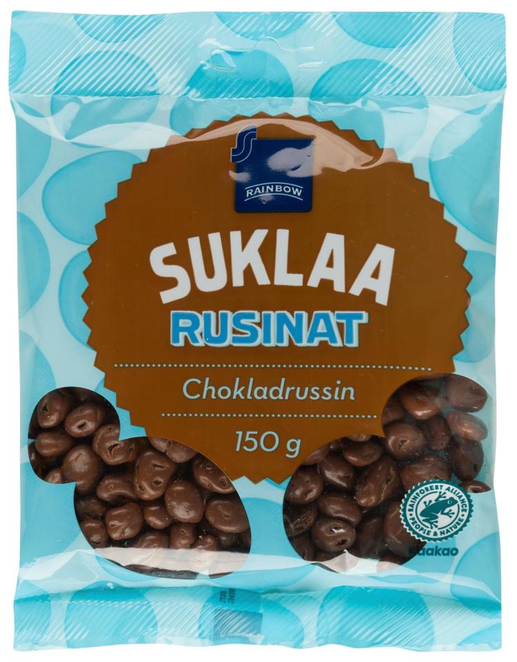 Rainbow suklaarusinat 150 g