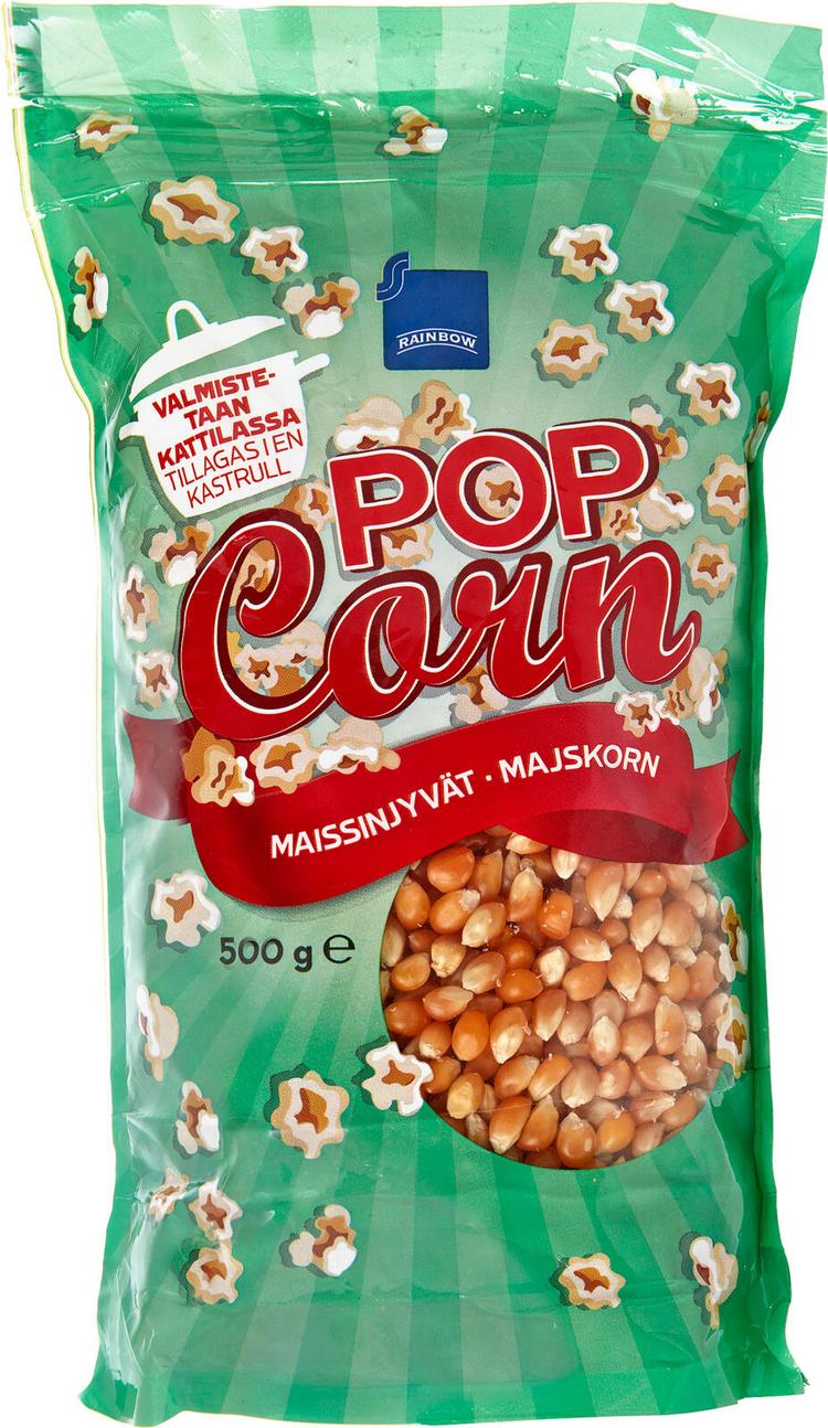 Rainbow Popcorn maissinjyvät 500 g