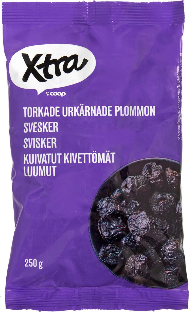 Xtra kuivatut kivettömät luumut  250 g