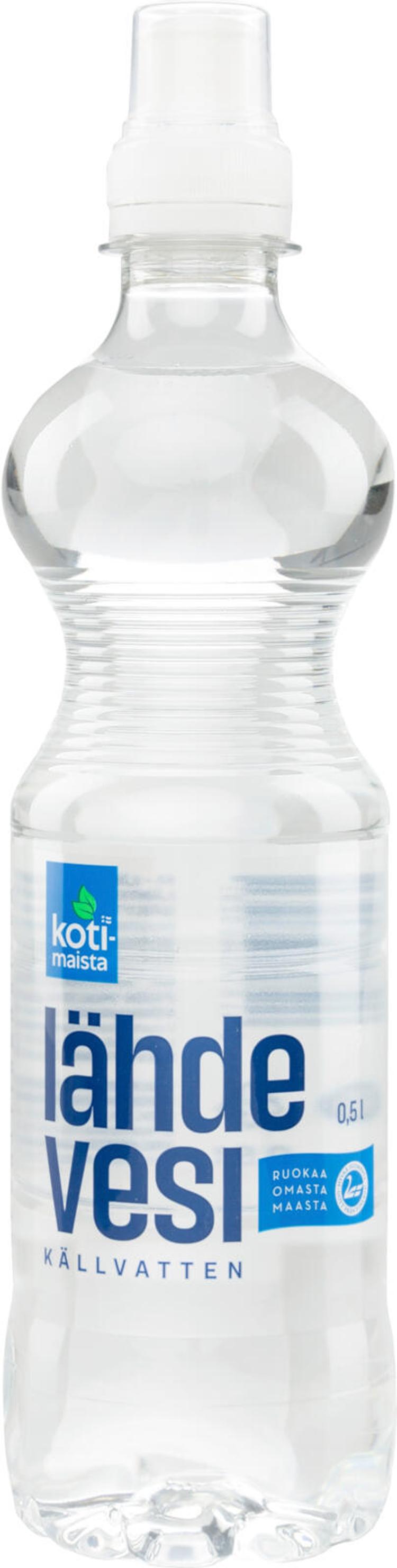 Kotimaista Lähdevesi sporttikorkilla 0,5l