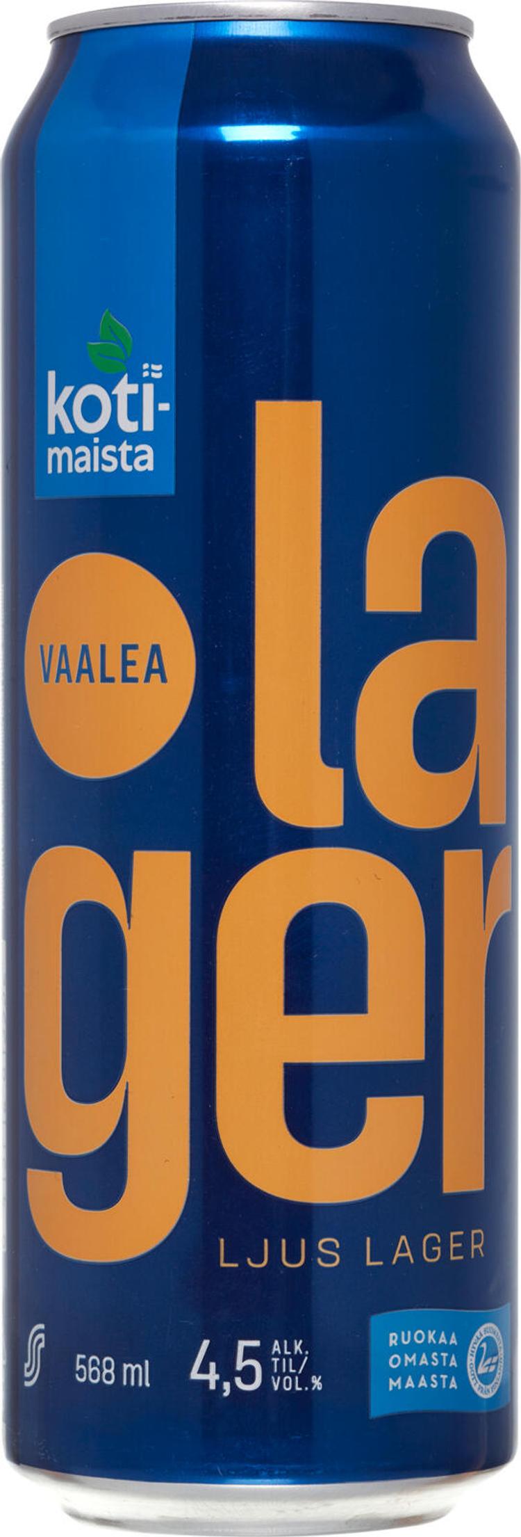 Kotimaista Vaalea lagerolut 4,5% 0,568 l tlk