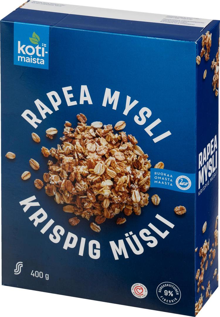 Kotimaista Rapea mysli 400 g | S-kaupat ruoan verkkokauppa