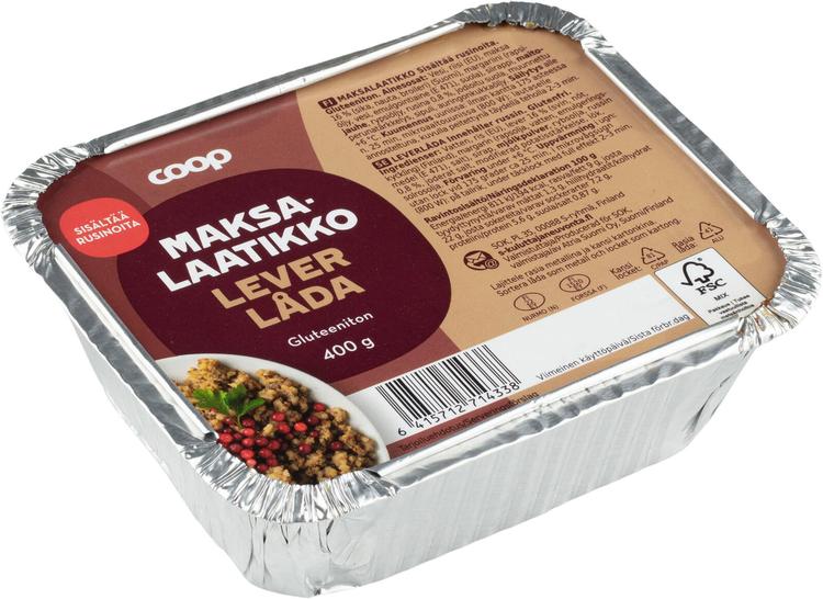 Coop Maksalaatikko Rusinoilla 400g