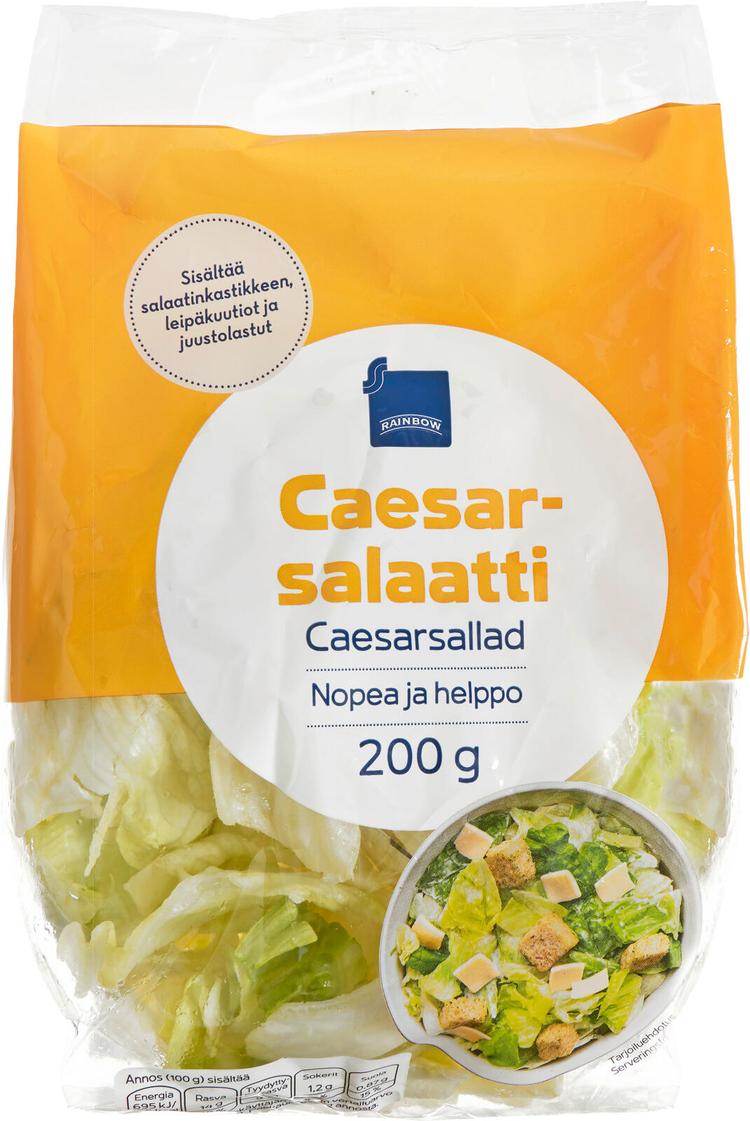 Rainbow 200g Caesar-salaatti