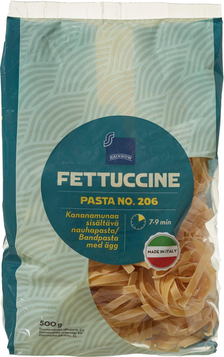 Rainbow 500g Fettuccine munapasta