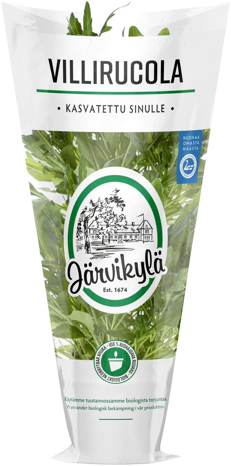 Järvikylä min50g Villirucola salaatti