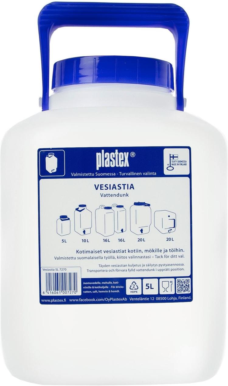 Plastex vesiastia 5l  hd lv