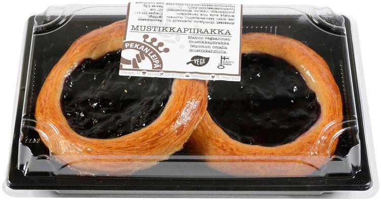 Pekan Leipä Mustikkapiirakka 2kpl 220g