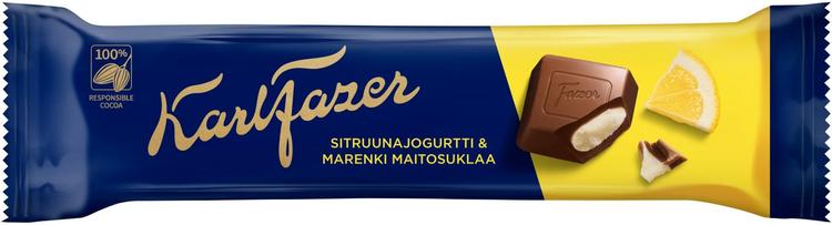 Karl Fazer Sitruunajogurtti -marenki suklaapatukka  37g