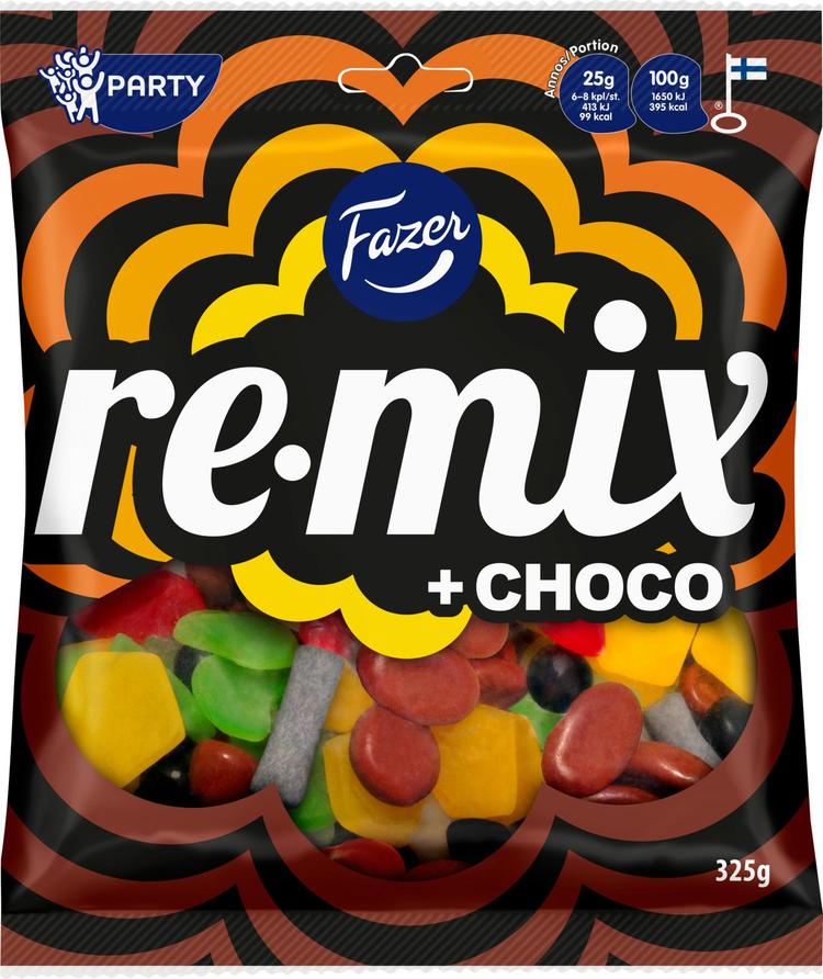 Fazer Remix Choco karkkipussi 325g