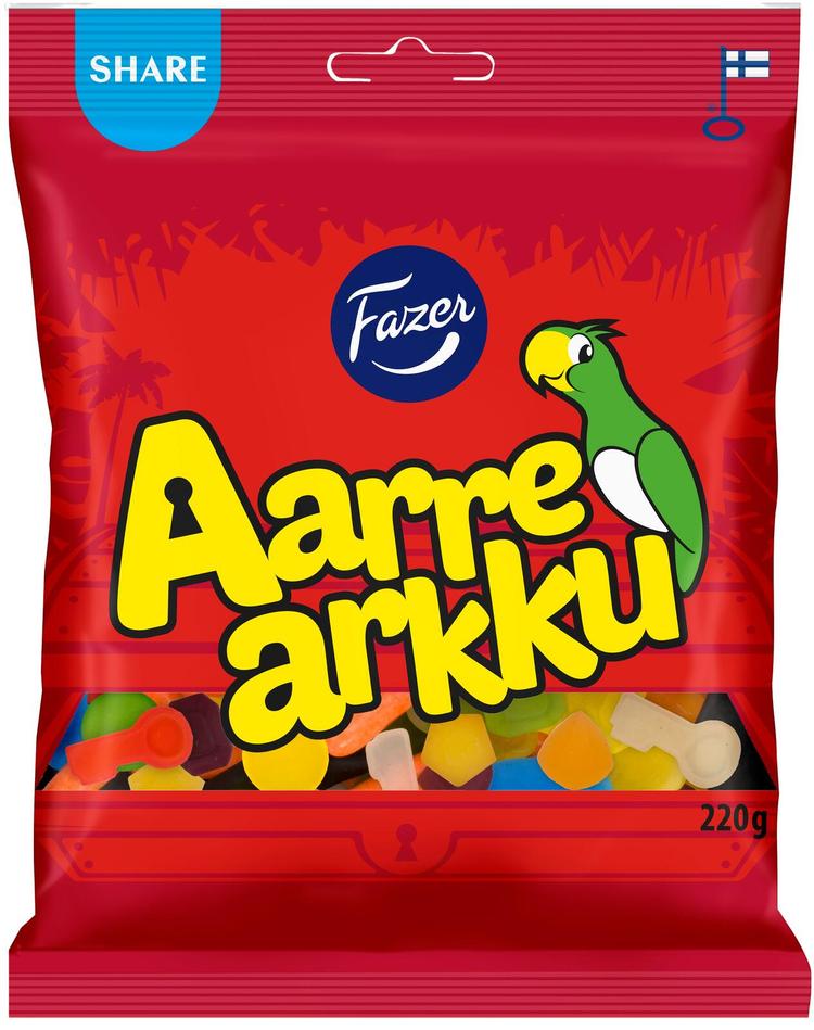 Fazer Aarrearkku karkkipussi 220g