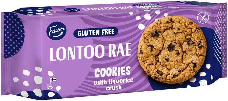 Fazer Lontoo Rae Cookies 140g Gluteeniton