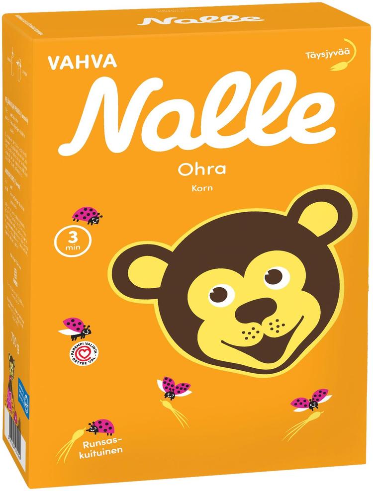 Nalle 700g ohra täysjyvähiutale