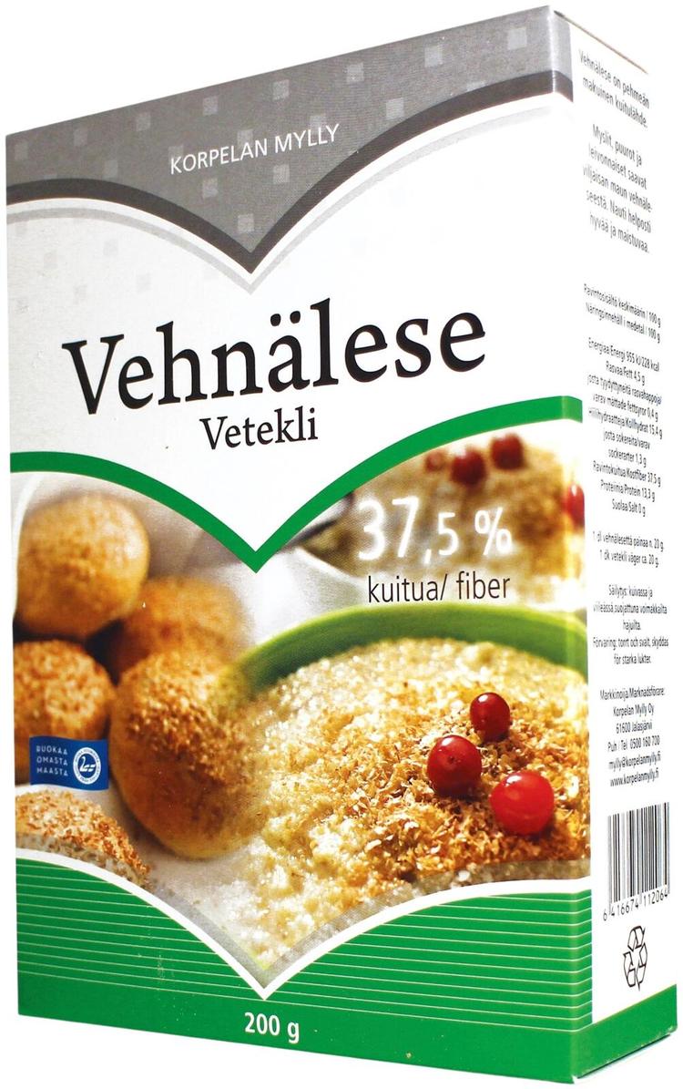 Vehnälese 200 g, Korpelan Mylly