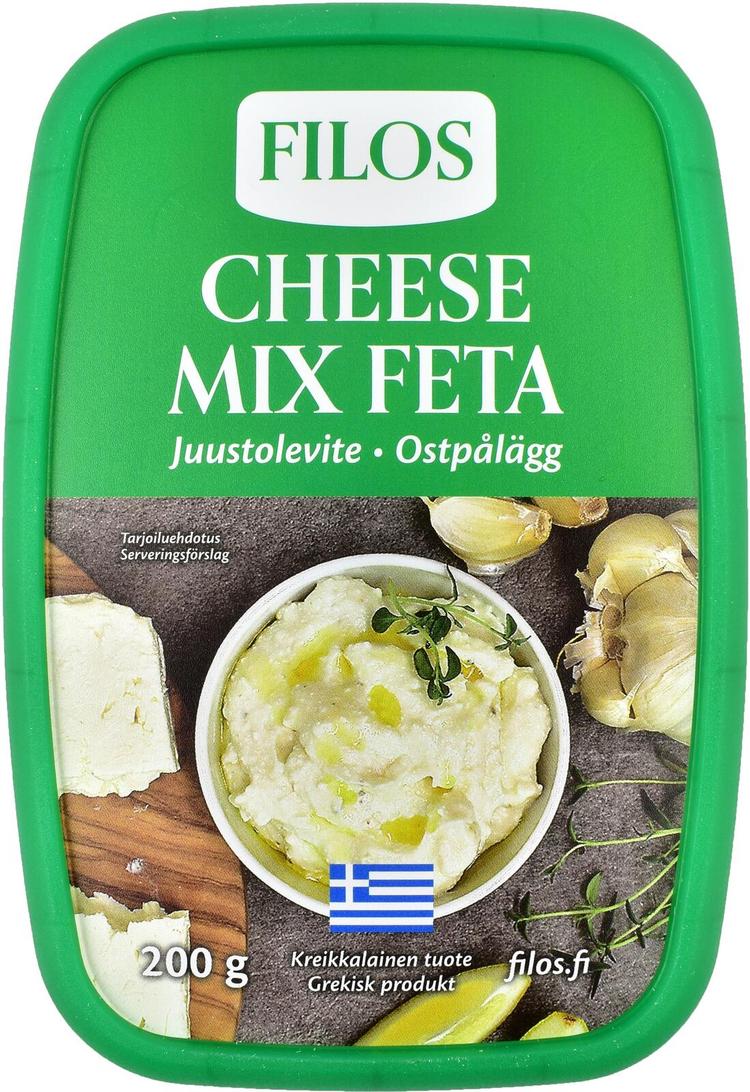 Filos 200g cheese mix kreikkalainen feta juustolevite
