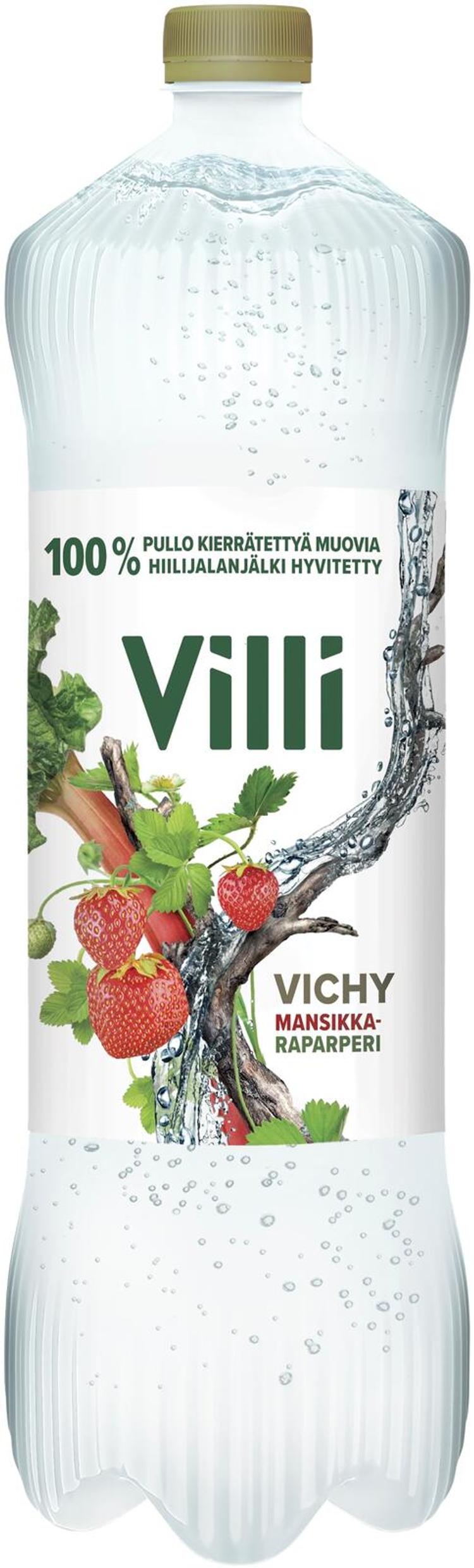 Villi Vichy mansikka-raparperi 1,5l