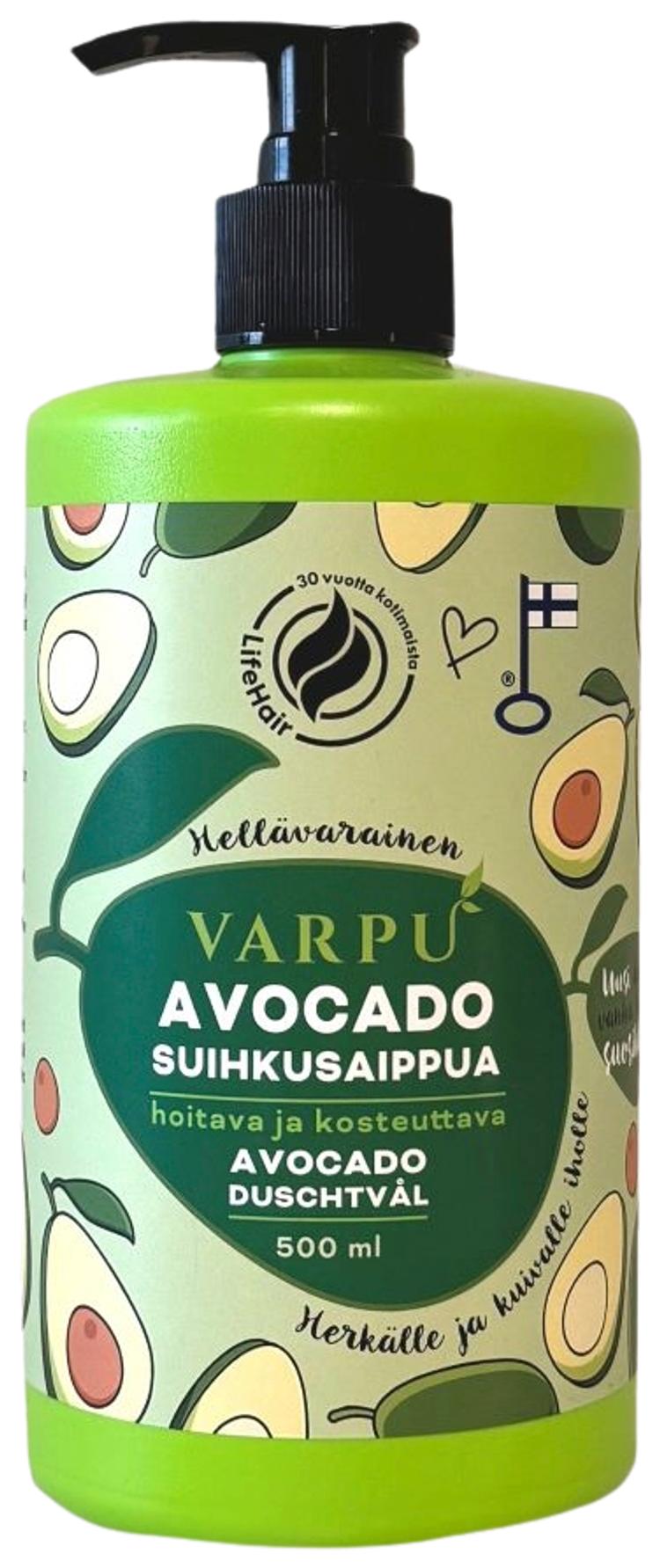 Lifehair Varpu Avocado suihkusaippua 500 ml