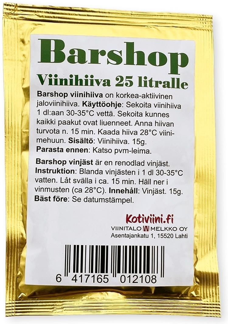Barshop Viinihiiva 15 g