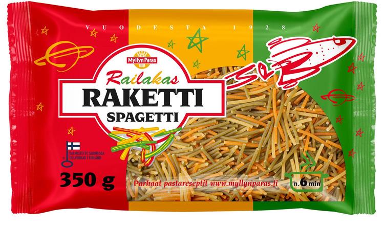 Myllyn Paras Railakas Raketti Spagetti 350g