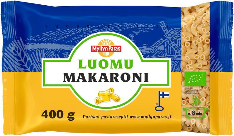 Myllyn Paras Luomu Makaroni 400g | S-kaupat Ruoan Verkkokauppa