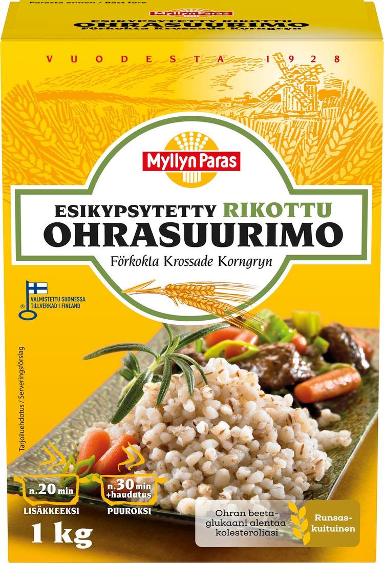 Myllyn Paras Esikypsytetty Rikottu Ohrasuurimo 1kg | S-kaupat Ruoan ...