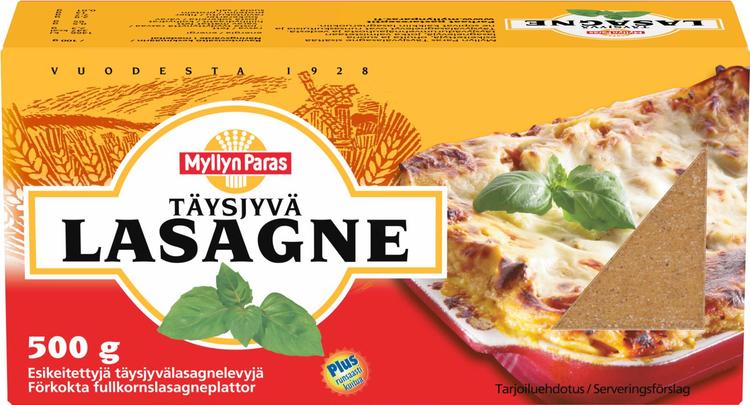 Myllyn Paras Täysjyvälasagnelevy 500 g