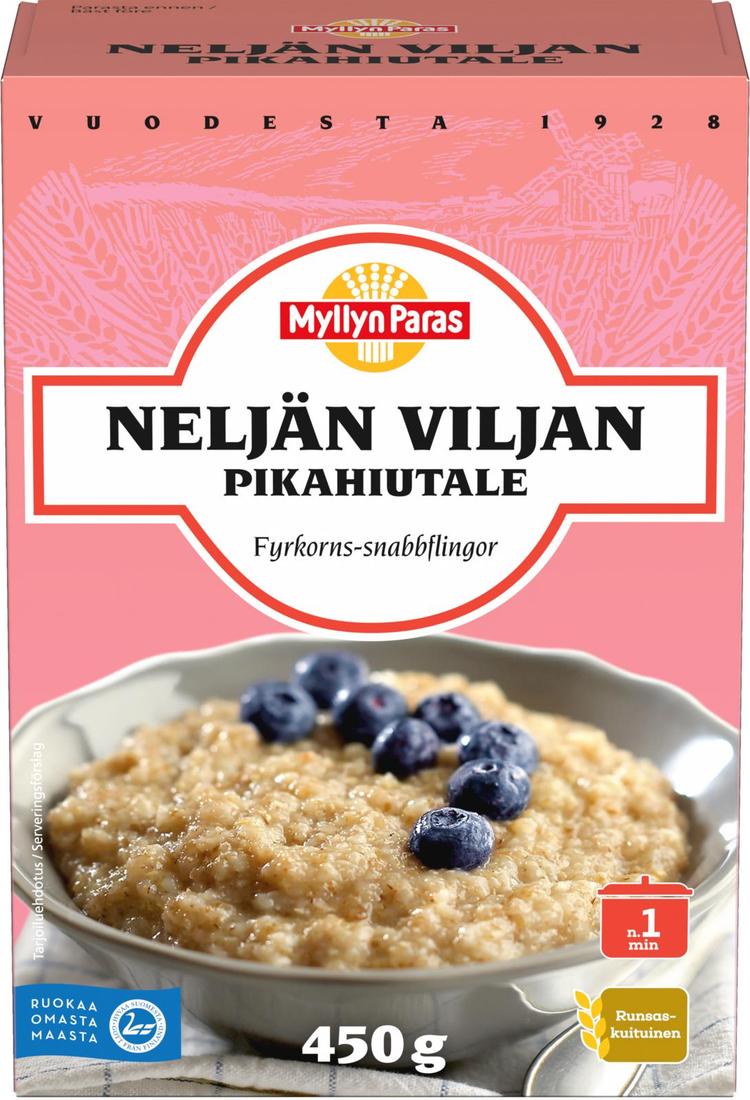 Myllyn Paras Neljän Viljan Pikahiutale 450 g