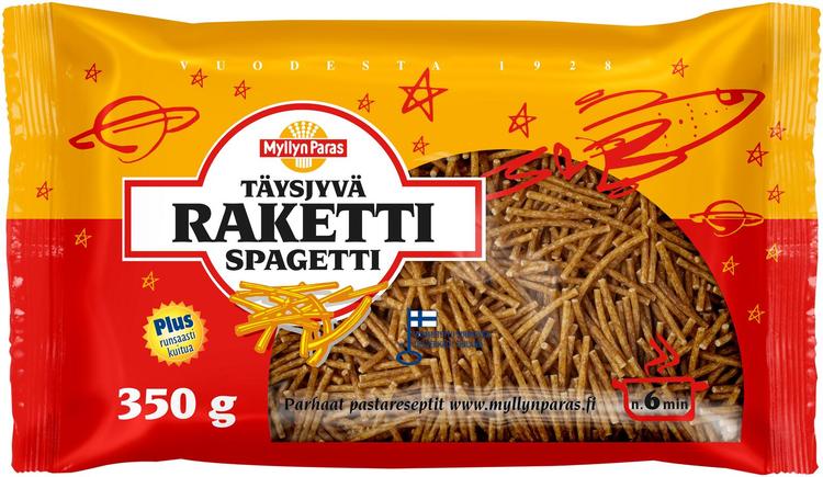 Myllyn Paras Täysjyvä Raketti Spagetti 350g