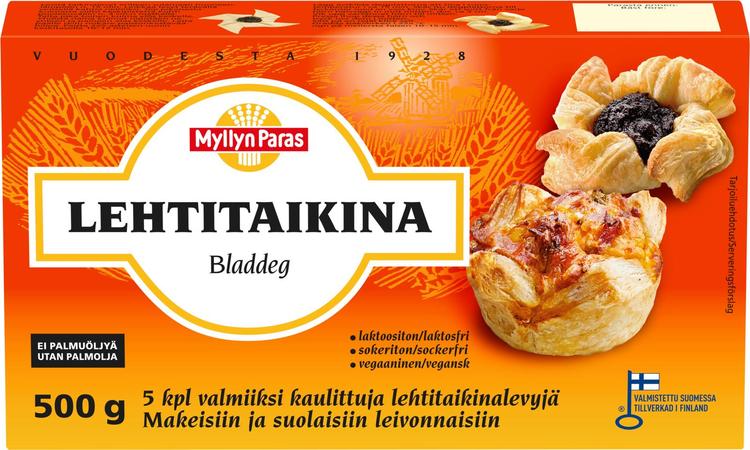 Myllyn Paras Lehtitaikina palmuöljytön 500g